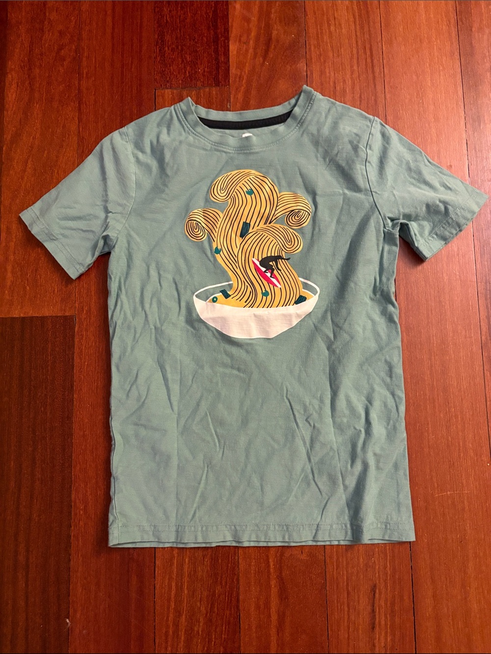 Tea Collection Blue Green Ramen Graphic Tee